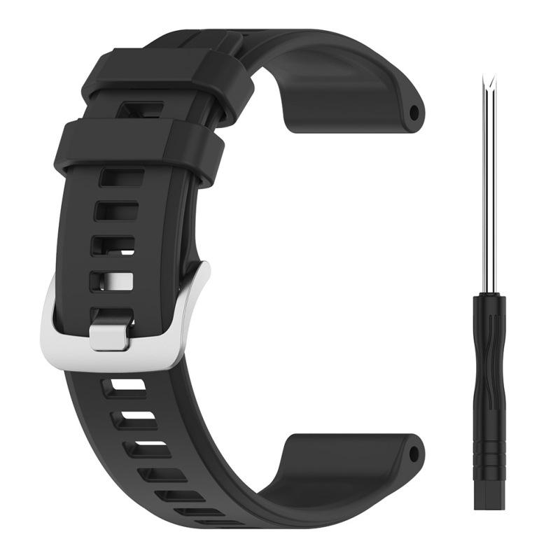 Silikon Uhrenarmband Kompatibel Für Garmin Descent G1 Smartwatch Armband Edelstahlschließe Sport