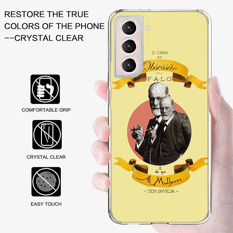 Sigmund Freud Founder of psychoanalysis Phone Case For Samsung A17 A56 A36 A26 A16 A55 A35 A25 A15 A05S Galaxy A71 A51 A41 A31 A