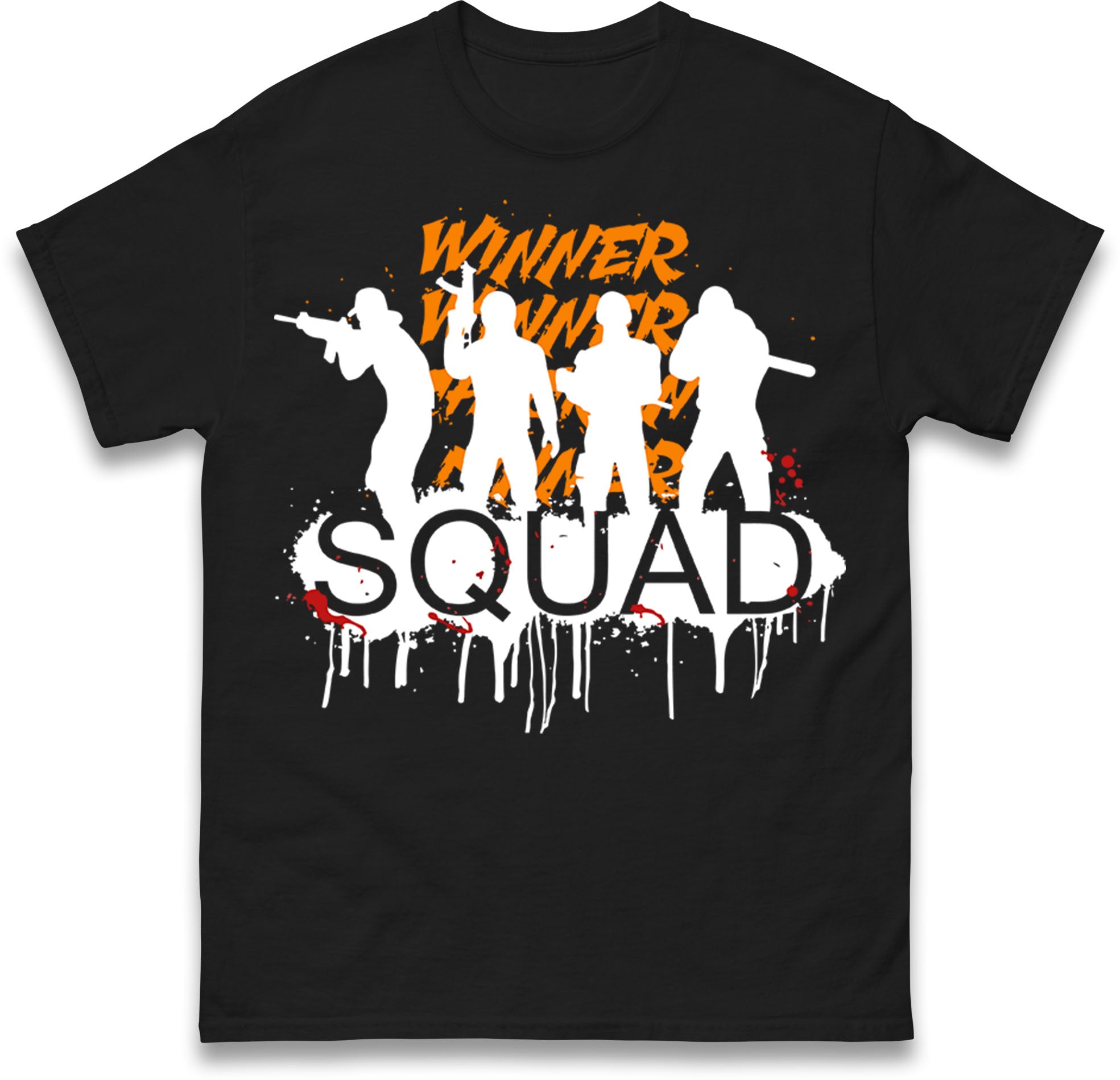 Pubg Squad Mens T Shirt Womens Tops Tees Winner Winner Chicken Dinner Top 2XL
