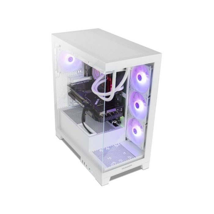 Boîtier PC - NOX - Hummer GLOCK - Semitorre ATX - Cristal Templé - USB-C - Blanc