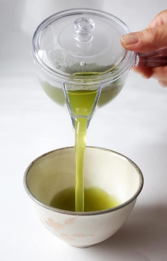 Unbreakable Transparent Green Noguchi Kumataro Tea Exclusive Includes Tea Brewing Made In Japan with Suitable for Green Black Roasted Green Oolong and