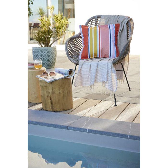 "Outdoor" Cushion Cover All Sizes The Butterfly Effect - Bianca Soleil - Cushion Cover 45 X 45 Cm