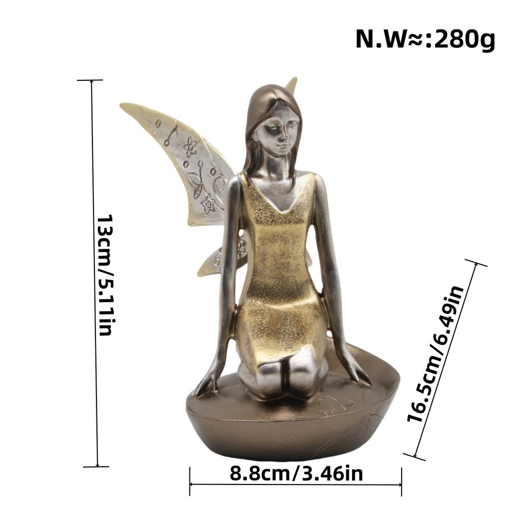 New Flower Fairy Girl Ornaments Home Living Room Bedroom Decoration TV Cabinet Desktop Resin Crafts