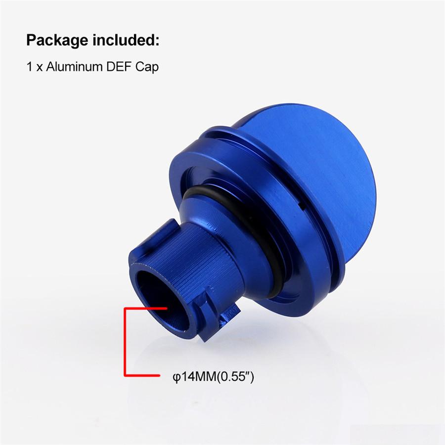 Magnetic Diesel Fuel Cap + DEF Cap Accessory for Dodge RAM Truck (2013-2017) with 6.7 Cummins EcoDiesel (2013-2017)