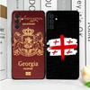 Georgia Passport Flag Soft Phone Case for Samsung A17 A37 A57 A16 A26 A36 A56 A15 A25 A35 A55 A14 A24 A34 A54 A13 A23 A33 A53 A5
