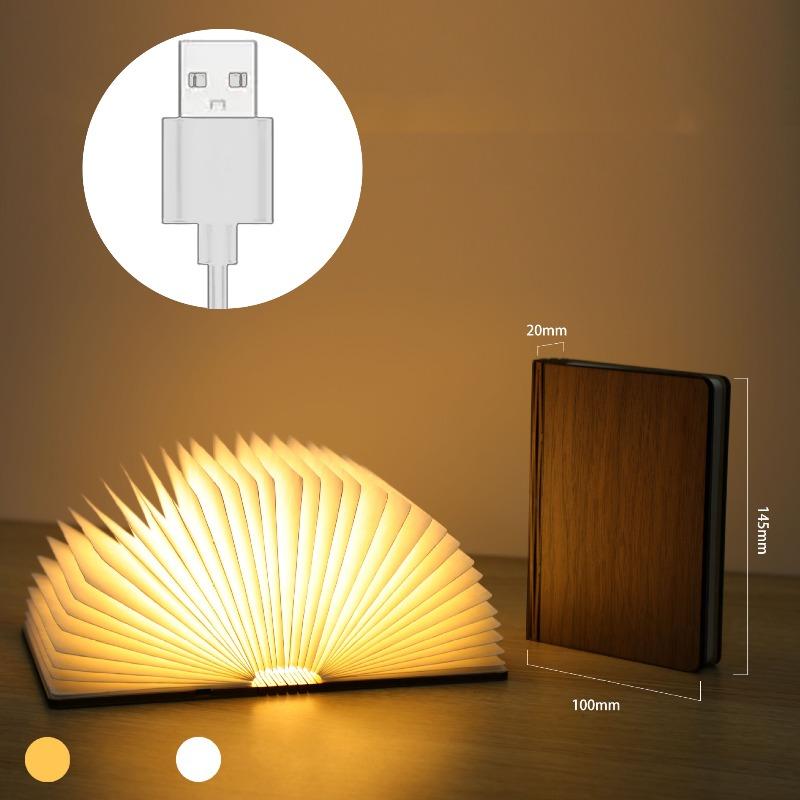 3D LED Book Ornaments Foldable Reading Light Ornament Modern Creative Accessories Luxury Aesthetic Accessory Home Decorations