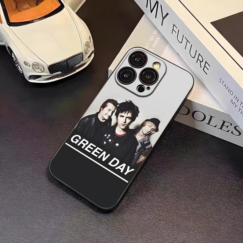 G-Green Day Band Phone Case For 16 Pro Max Iphone 17 Pro Max 14 15 Plus 12 13 11 Pro Xr X Xs SE Back Cover