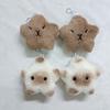 Cute Fluffy Keychain Bag Charm With Adorable Capybara And Fuzzy Fur 7cm Size