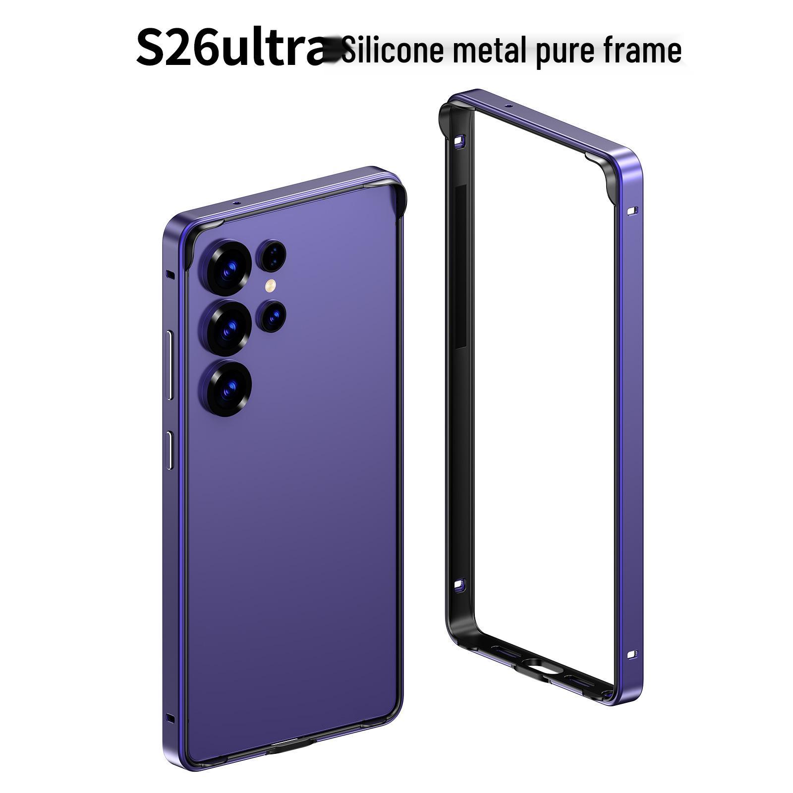 Samsung S26 Ultra Metal Frame Case: Ultra-Thin, Heat-Dissipating, Drop-Proof Protection for Galaxy S25U Samsung S26 Ultra