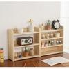 Solid Wood Multi-layer Desk Organizer and Storage Shelf