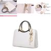 Beautiful Square Vertical Section Handbag With Zipper Opening And Multiple Pockets