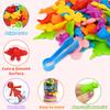 Montessori Material Rainbow Counting Bear Math Toys Animal Dinosaur Color Sorting Matching Game Children Educational Sensory Toy
