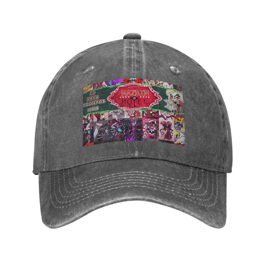 Hazbin Hotels Comedy Anime America Song And Dance Denim Cap Casual Baseball Caps Adjustable Hat Summer Unisex Baseball Hats