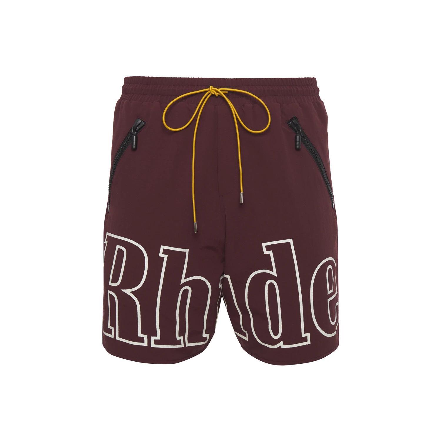 

Мужские свободные летние баскетбольные шорты в европейском и американском стиле XXXL вино красного