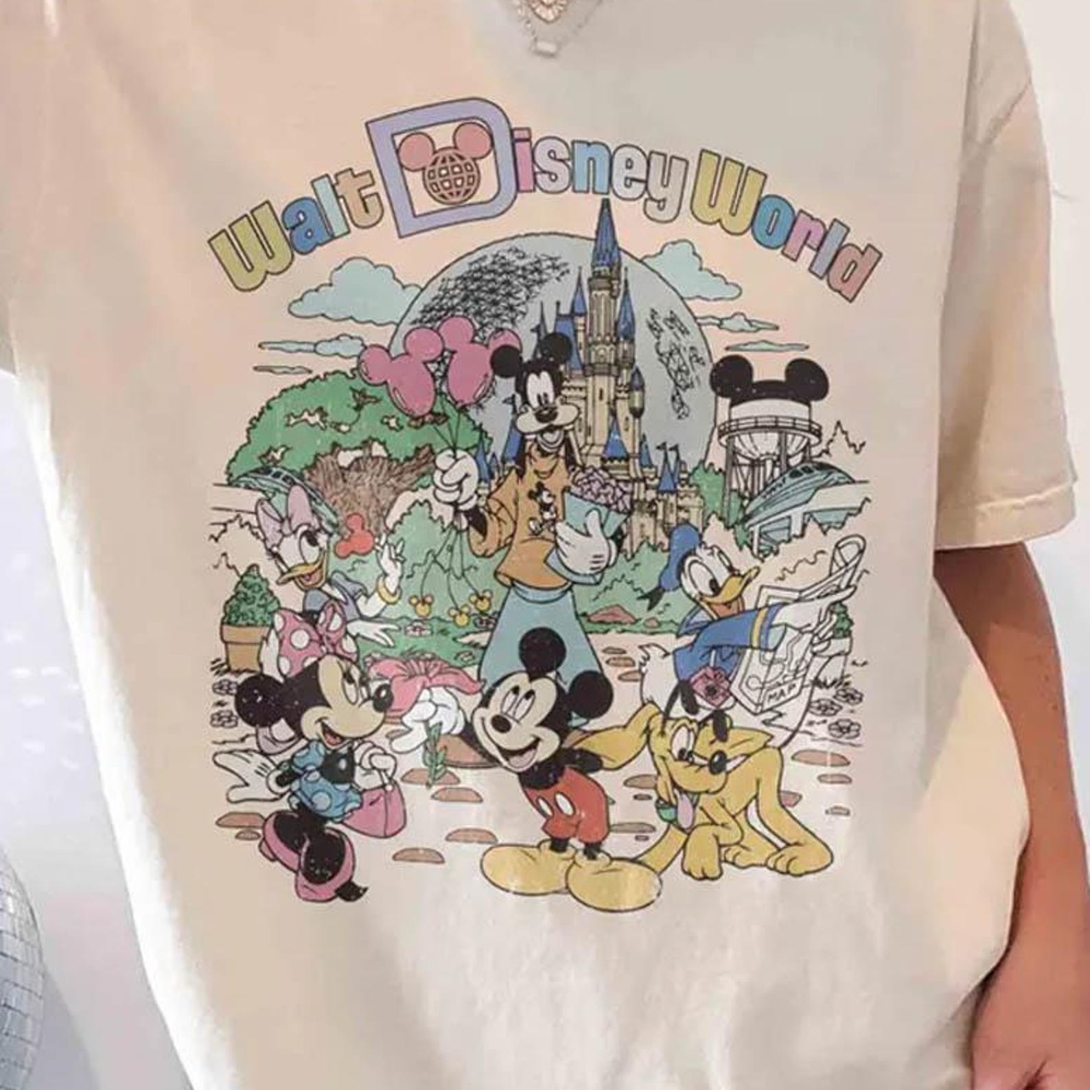 Retro Walt Disneyworld Comfort Colors Shirt, Vintage Disneyworld Shirt, Mickey And Friends Shirt, Retro Disney Shirt, Disney 2026 Trip 2XL