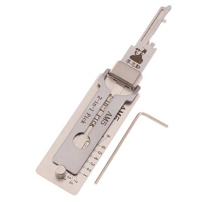 2-in-1 Schloss-Schlüssel Präzisions-Haken- und Dietrich-Set O-Ring-Aufnahme-Kits Wartungs-Reparaturwerkzeug Auto-Entriegelungs-Technik Am5
