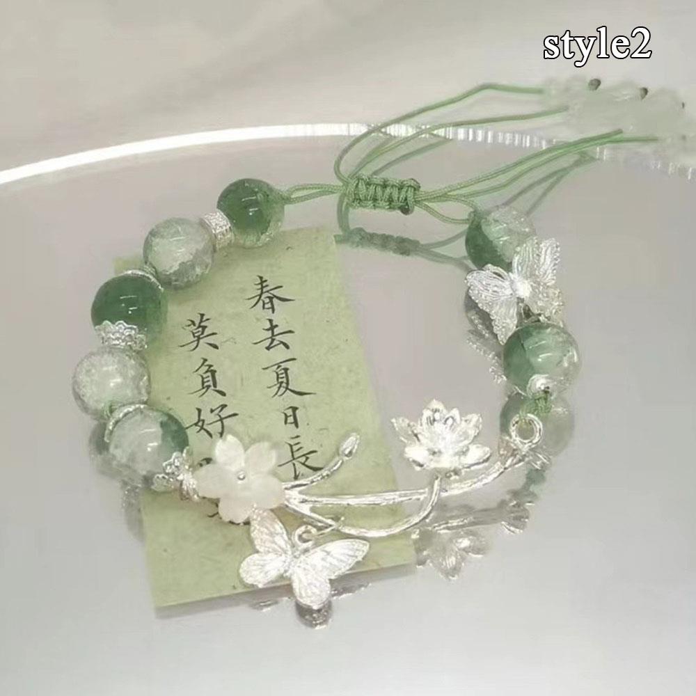 

Новый простой браслет из бусин и кристаллов для женщин и девушек, корейский стиль инс, браслеты с кисточками в виде цветов, украшения в подарок для лучшей подруги