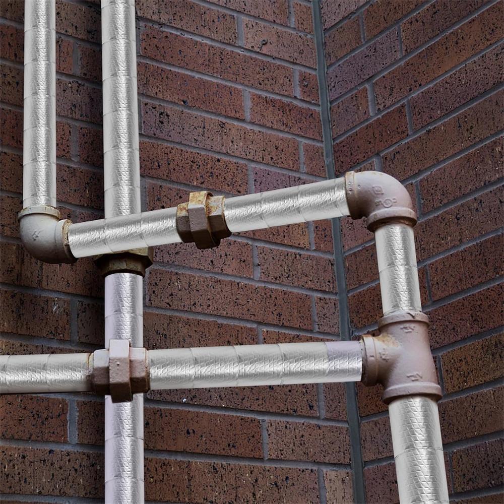 33ft Outdoor Pipe Foam Insulation Tape Self Adhesive with Cable Tie 10 Meters