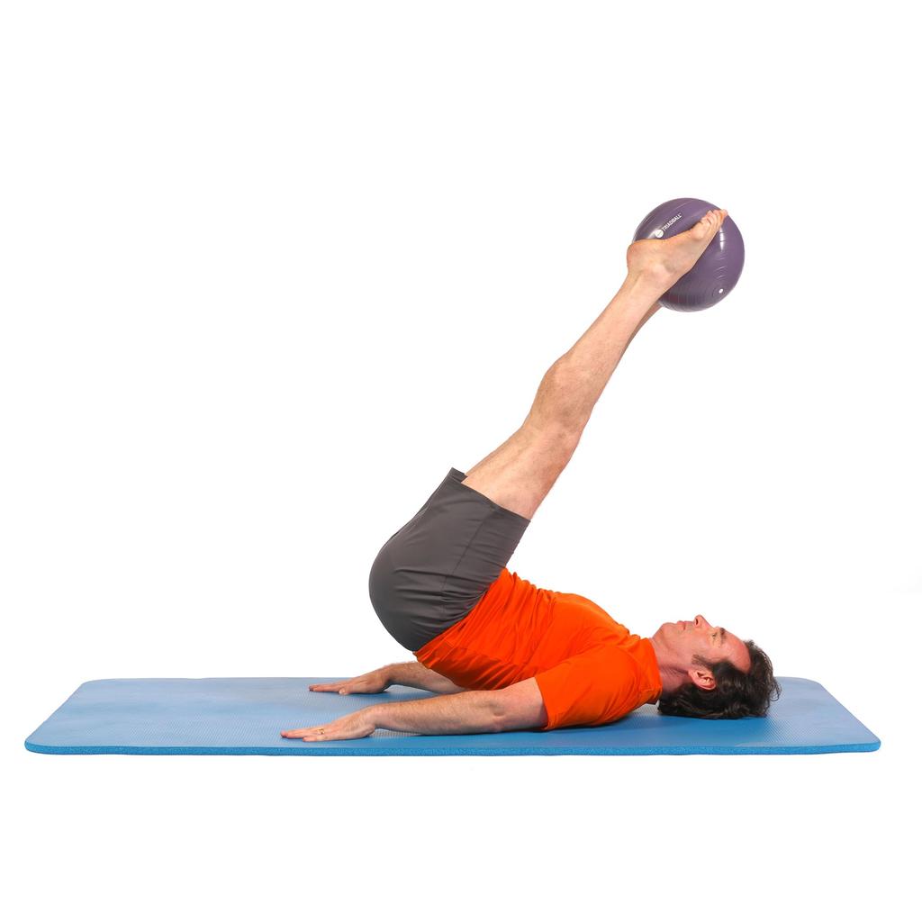 OPTP Triad Ball Diameter Pilates Adjustable Firmness Workout and Yoga Ball for Stability and Core Strength Exercises – 9.5-inch Ball, –