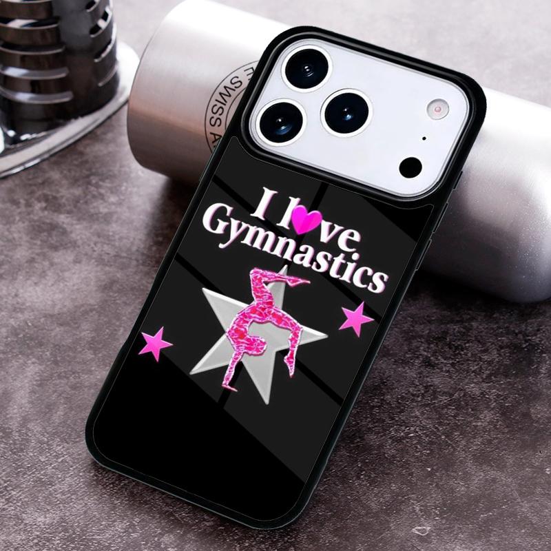 gymnastics silhouette Phone Case for iPhone 17 16 15 Pro Max Air 14 13 12 11 Plus Shockproof Cover
