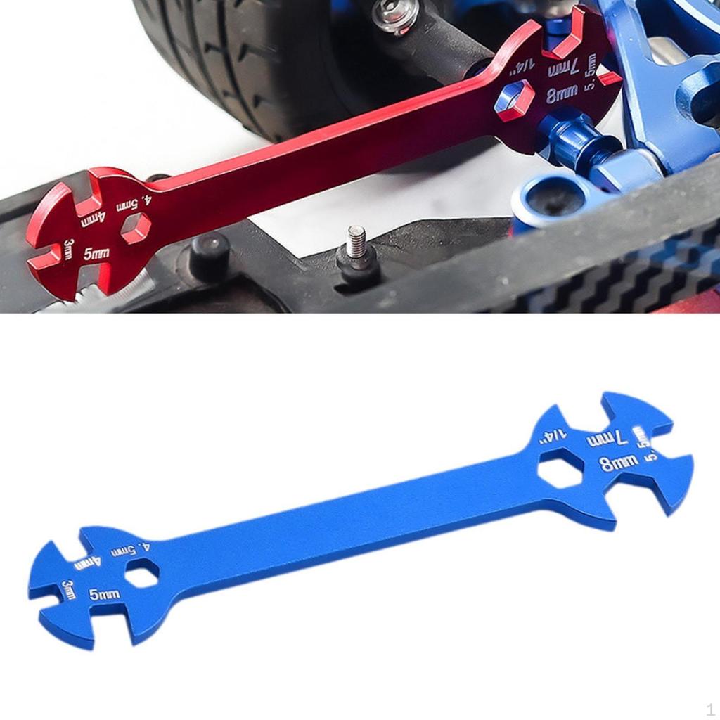 RC Car Opens End Wrench Aluminum Alloy Accessories High Performance Versatile Portable Sturdy