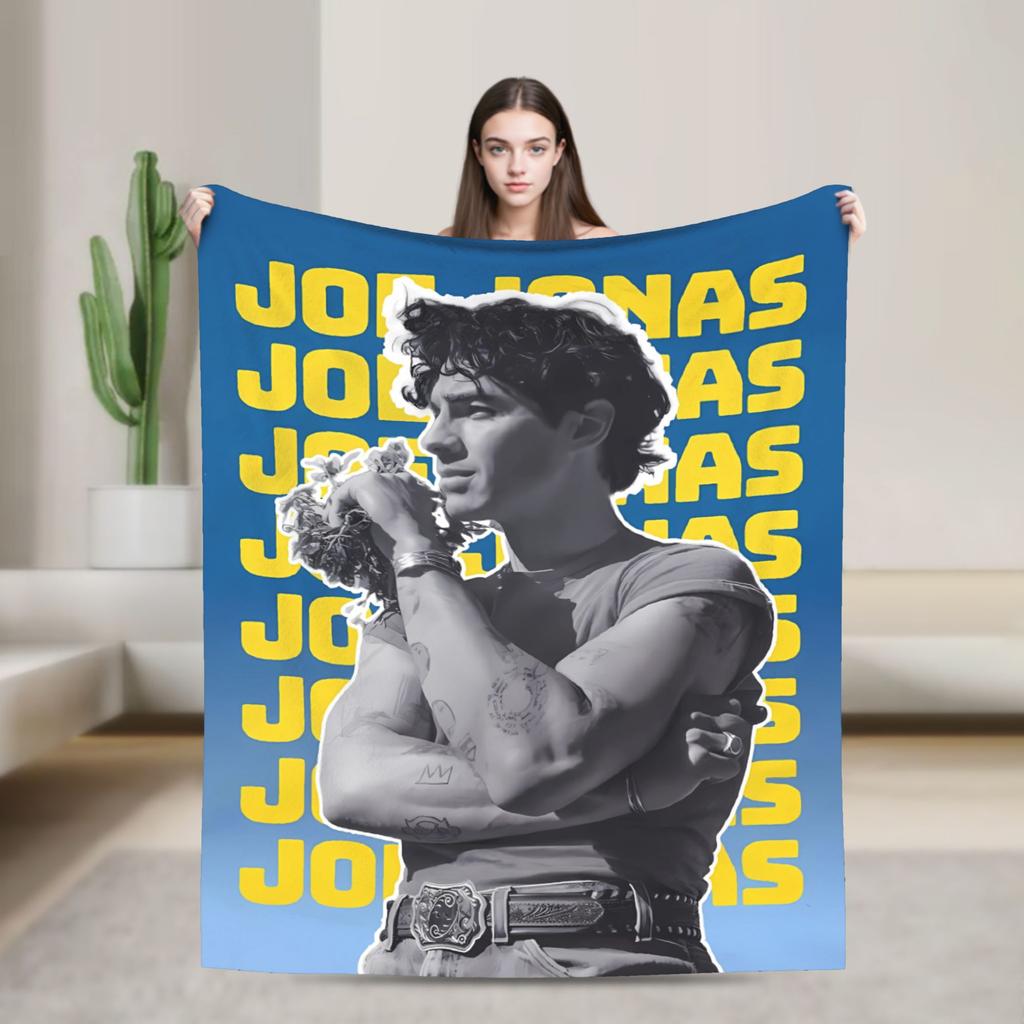 Joe Jonas Joecation Blanket Quality Warm  Throw Blanket Winter Students Living Room Pattern Bedspread