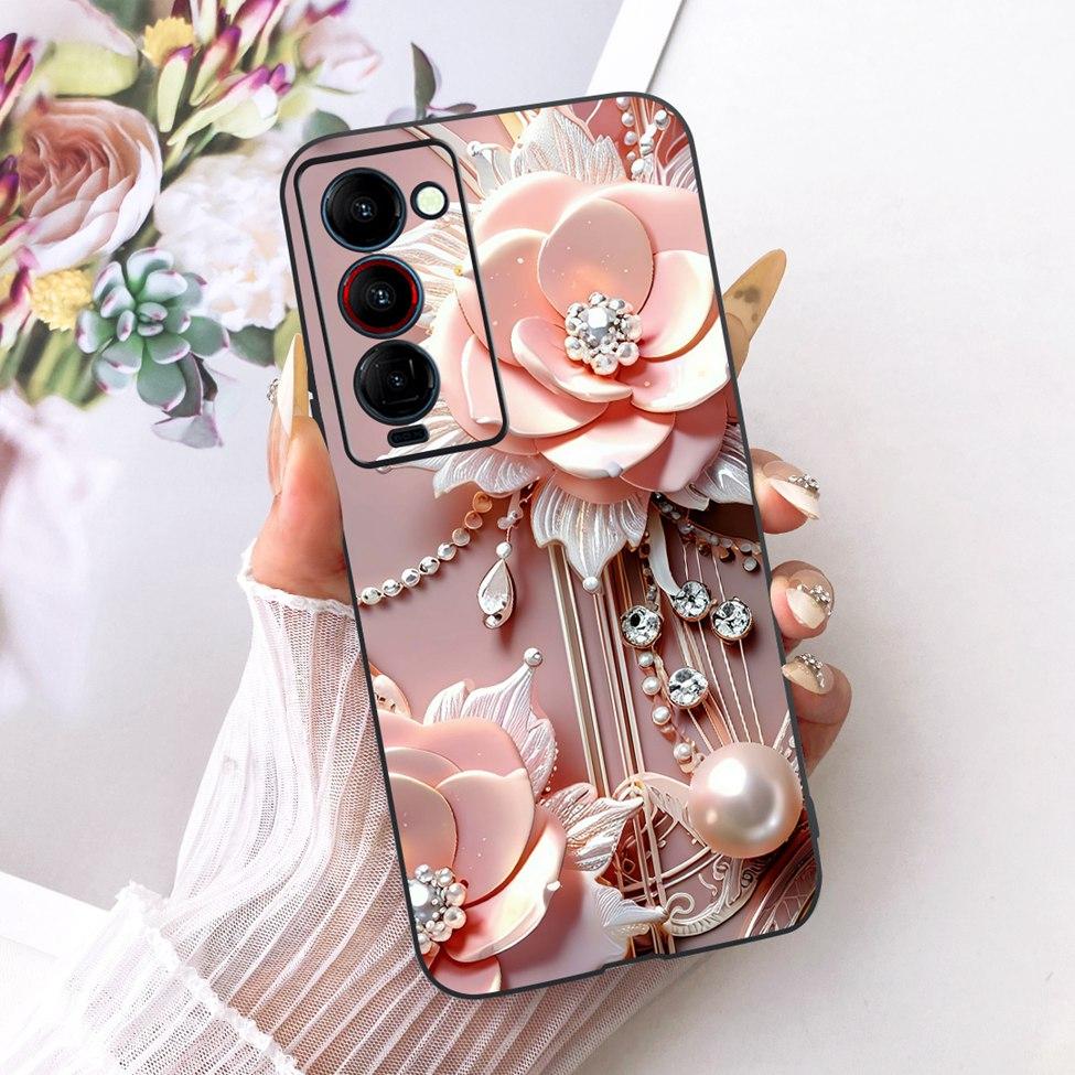 Handyhülle Für Tecno Camon 18P Hülle CH7 Süße Katze Mode Lustig Bemalt Fundas Für Tecno Camon 18P Gehäuse