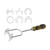 1set Adjustable Sink Wrench Basin Faucet Installer Wrench Removal Tool Plumbing Spanner Installation For Home Plumbing Tasks