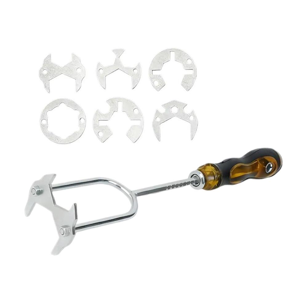 1set Adjustable Sink Wrench Basin Faucet Installer Wrench Removal Tool Plumbing Spanner Installation For Home Plumbing Tasks