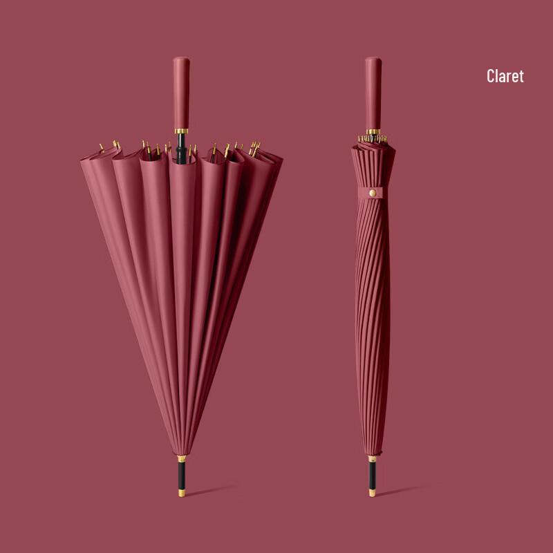 Heavy-Duty 24-Rib Straight Business Umbrella