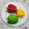 3pcs Artificial Pepper Simulation Fake Imitated Food Display Restaurants