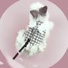 Pet Rabbit Dress Breathable Small Animal Harness Vest and Leash Set Escape Proof Cute Costume for Small Hedgehog Hamster