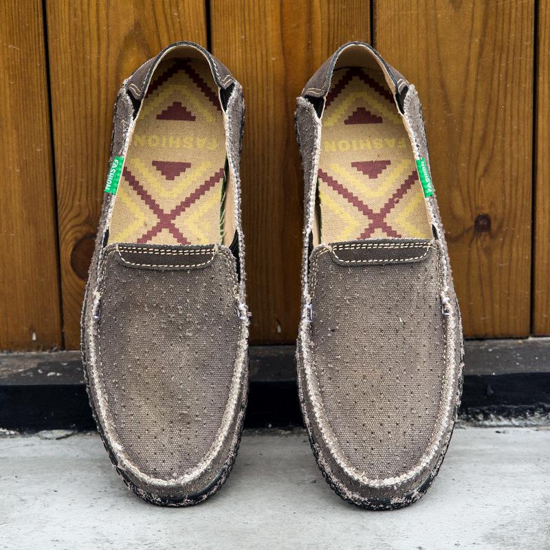 Factory Cloth Shoes Casual Breathable Non-slip Canvas Sports Breathable
