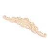 5Pcs 8cm Wood Appliques Onlays Hand Carved Corner Onlay Applique  For Cabinet Door