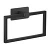 Square Towel Holder Wall Mounted Hand Towel Rings Bathroom Storage Hanging Rack Rustproof Hardware Easy To Install