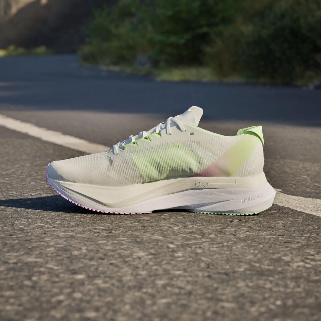 adidas Adizero Boston 12 Cloud White Core Black Green Spark