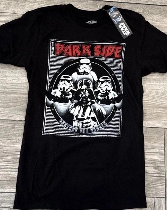 2017 Star Wars Darth Vader Destroy the Rebels Dark Side Licensed Tee Size Small XL