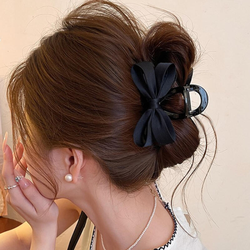 Sonnet Black Ribbon Hairpin Hair Clip