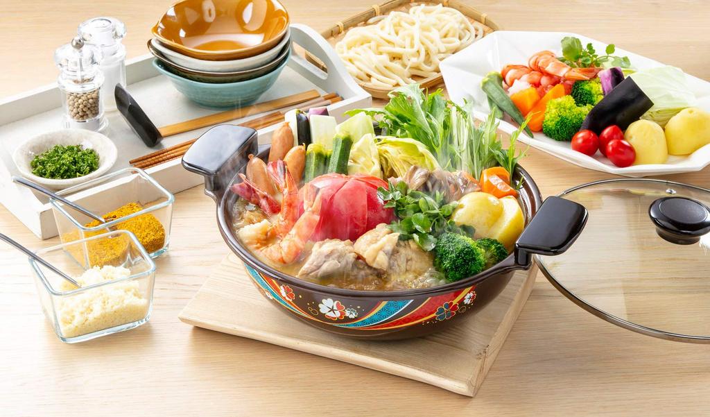 Takagi Metal Kagura Tabletop Induction (Hanraku) HA-KG24 Double-Handled Pot, Enamel, Compatible, 24cm, 2.7L