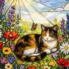 Yousheng Acrylic Puzzle Suncatcher DIY Jigsaw Puzzle Suncatcher Kit with UV Printed Design Colorful Window Hanging Ornament for Home Garden Decor