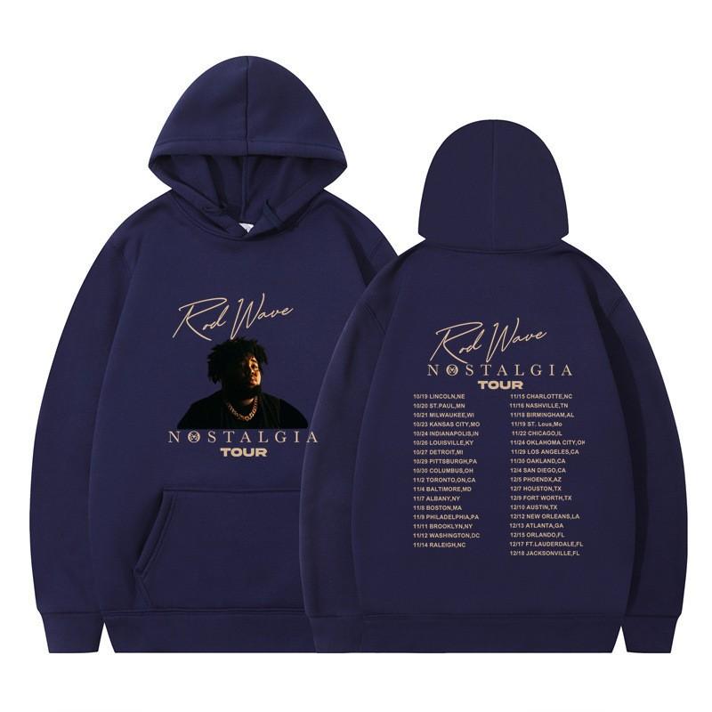 Famous Rapper Rod Wave Hoodie Street Style Y2K Men'S And Women'S Hoodie Harajuku Casual Pullover With Plush Trendy Printed Hoodi