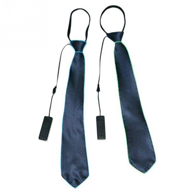 LED Light-Up Arrow Tie - Korean & British Style Wedding Fashion Accessory