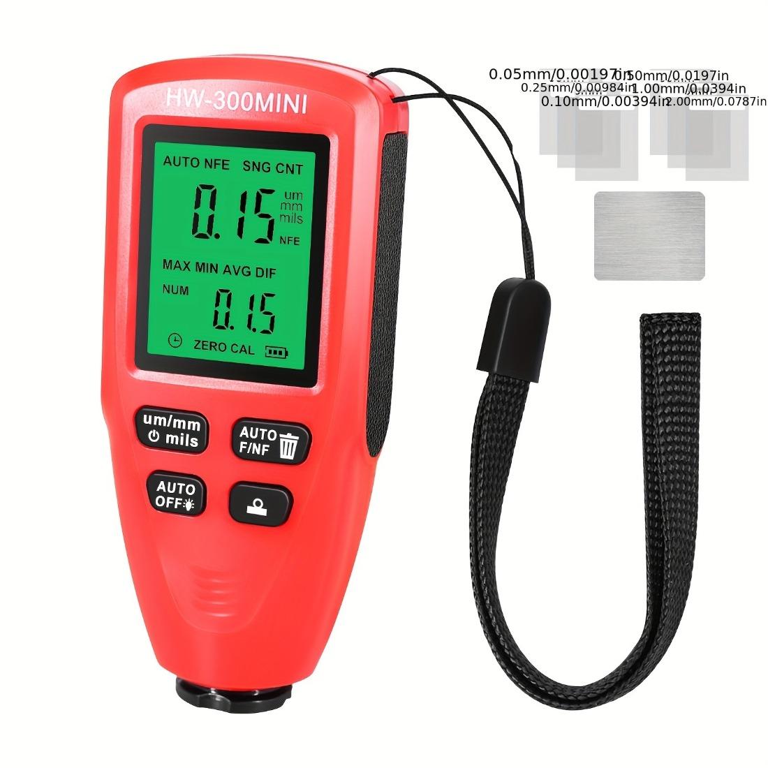 

Car Paint Thickness Meter, 0-2000um Coating Detector, Backlight LCD, Auto Calibration, Data Hold, Fe&Non-Fe Auto Detection, Practical Gift червоний