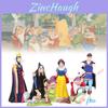 Enchanting Snow White And Seven Dwarfs Princess Figurine Set Perfect For Cake Decoration