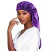 Polyester Sleep Cap Long Length Hair Bonnet Soft Texture Hair Cap  Beauty Care