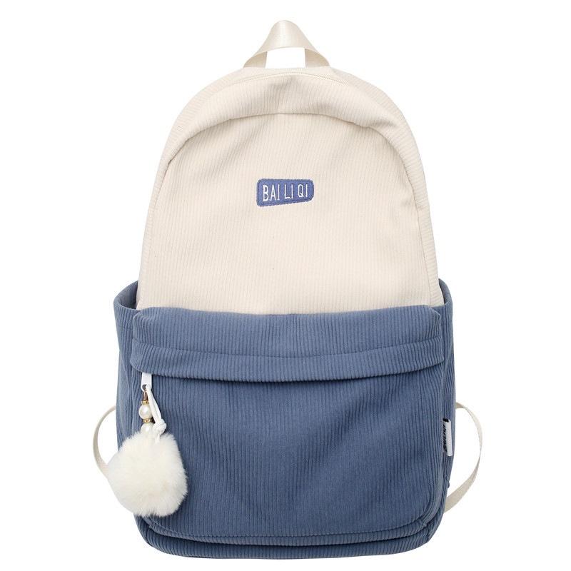 Ruiyingzizhi Vintage Ins Autumn And Winter Double Shoulder Backpack For College Students Large Capacity Breathable Street Fashion Style 15-25 Days