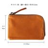 CCOMPANY LIMITED Men's Wallet, Coin Purse, Card Case, with Key Ring, Maurice (Dark Brown)