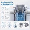 For 4in 5in 3in Pipe Toilet Flange ABS Silicone Material Toilet Flange Kit  Waste Pipe Connection