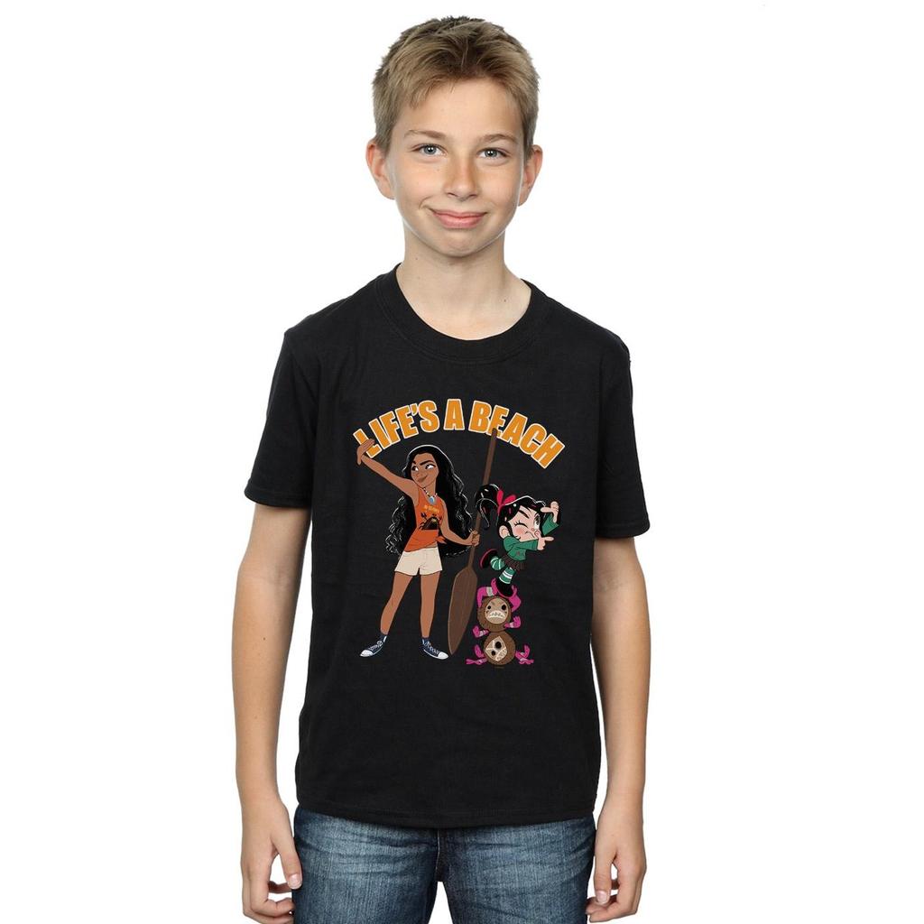 Disney Boys Wreck It Ralph Moana And Vanellope T-Shirt