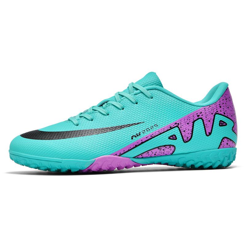 Manufacturer Help 2025 Low-top Pink Football Shoes Men's and Women's Long Nail Sneakers Short Broken Nail Football Training Shoes
